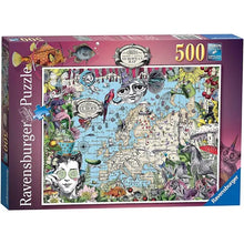 Ravensburger: European Map Quirky Circus 500pc