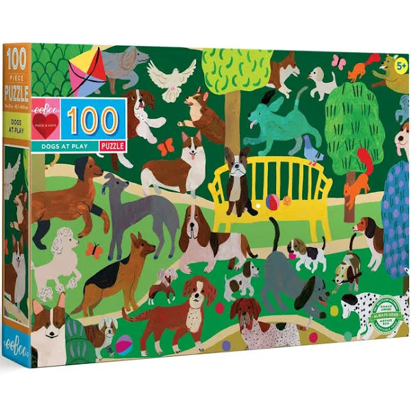 Eeboo: Dogs at Play 100pc