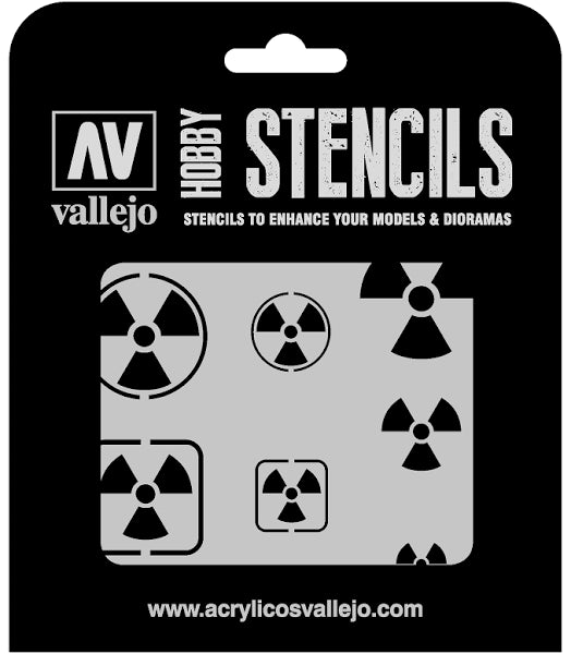 Vallejo: Stencil - Radioactivity Signs