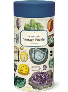 Cavallini Vintage Puzzle: Mineralogy 1000pc