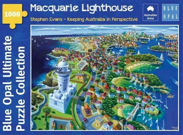 Blue Opal: Macquarie Lighthouse 1000pc