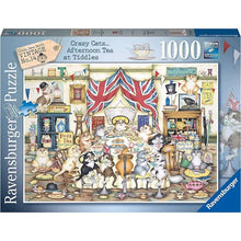 Ravensburger: Crazy Cats Afternoon Tea Tiddles 1000pc