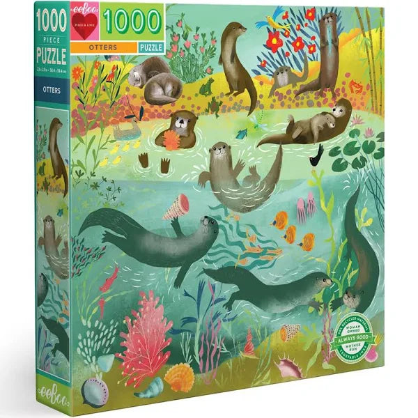 Eeboo: Otters 1000pc