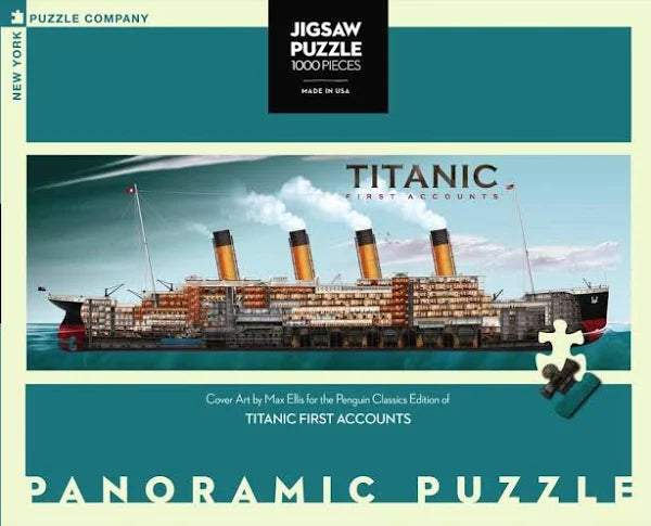 New York Puzzle Company: Titanic First Accounts 1000pc