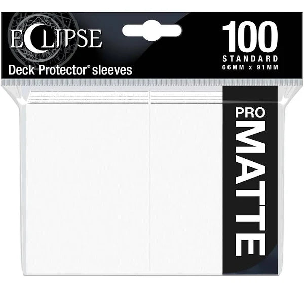 Ultra Pro: Eclipse Deck Protector - Matte 100 (White)