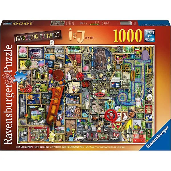 Ravensburger: Awesome Alphabet I & J 1000pc