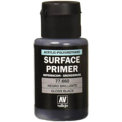 Vallejo: Surface Primer 32ml Gloss Black