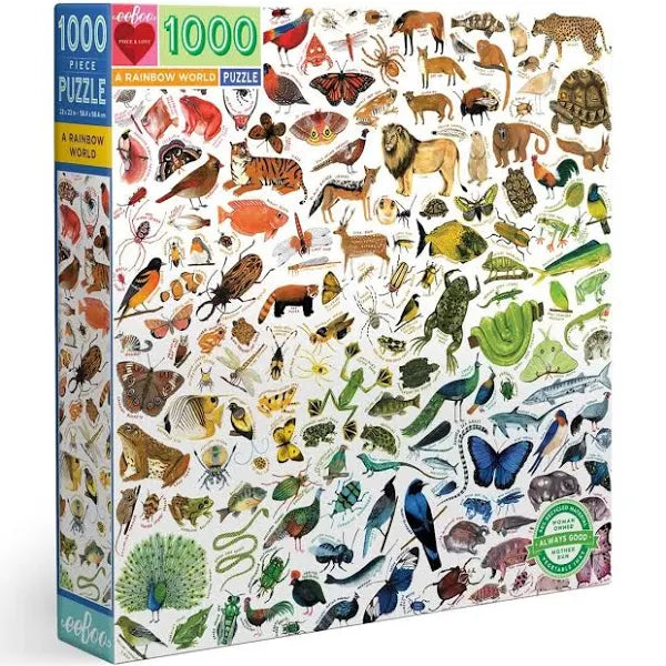 Eeboo: A Rainbow World 1000pc