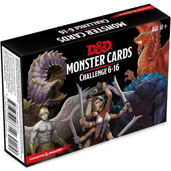 Dungeons & Dragons 5th Edition: Spellbook Cards Monster Challenge Deck 6-16