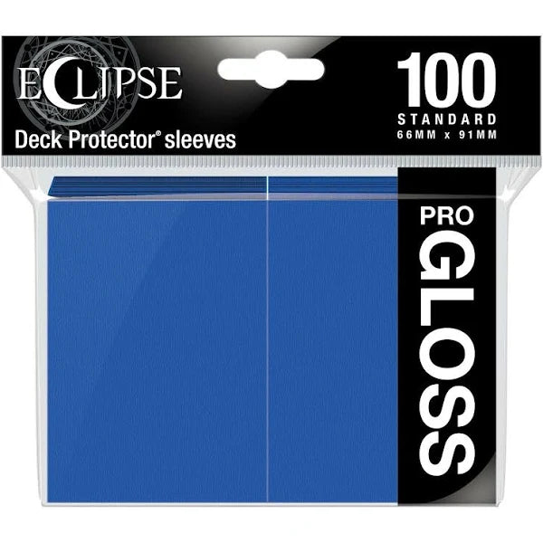 Ultra Pro: Eclipse Deck Protector - Gloss - 100ct (Blue)