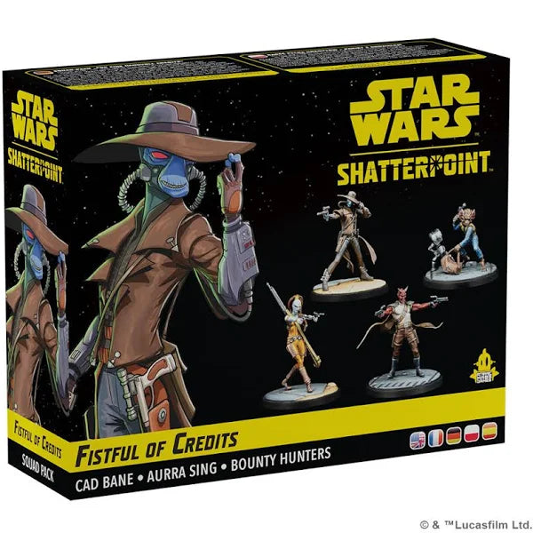 Star Wars Shatterpoint: Fistful of Credits Cad Bane Squad Pack