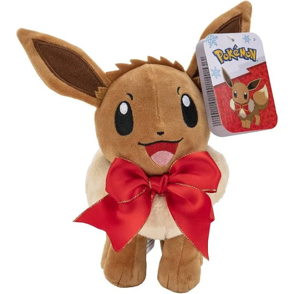 Pokemon: 8" Plush - Christmas Eevee