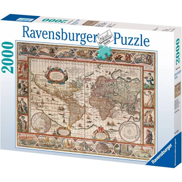Ravensburger: Map of World from 1650 2000pc