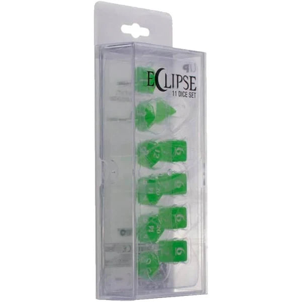 Ultra Pro: Eclipse 11 Dice Set - Lime Green