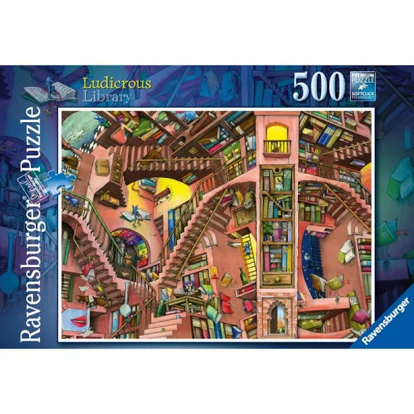 Ravensburger: Ludicrous Library Puzzle 500pc