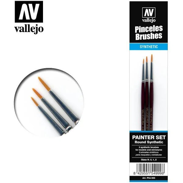 Vallejo: Paint Brush Set (0, 1, 2)