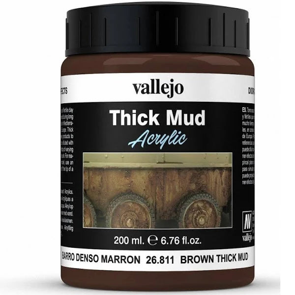 Vallejo: Diorama Effects - Brown Thick Mud 200ml