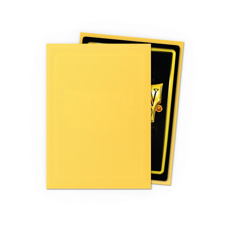 Dragon Shield: Matte Sleeves (100) - Yellow