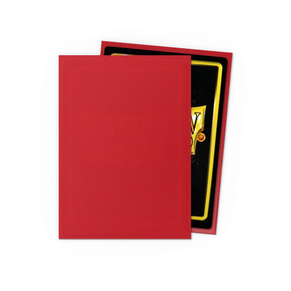 Dragon Shield: Matte Sleeves (100) - Ruby
