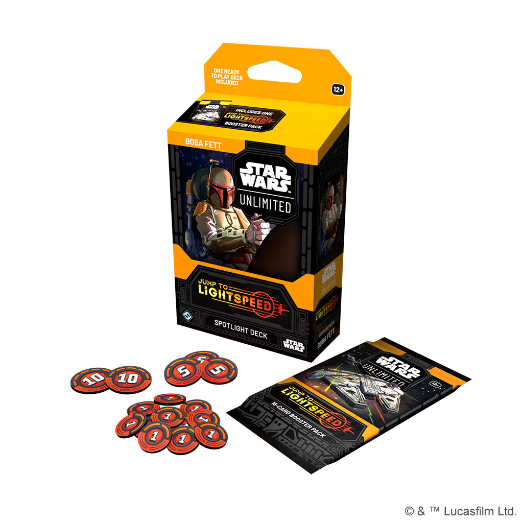 Star Wars Unlimited - Jump to Lightspeed Boba Fett Spotlight Deck