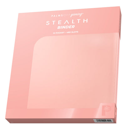 Palms Off: STEALTH 12 Pocket Zip Binder - Pink
