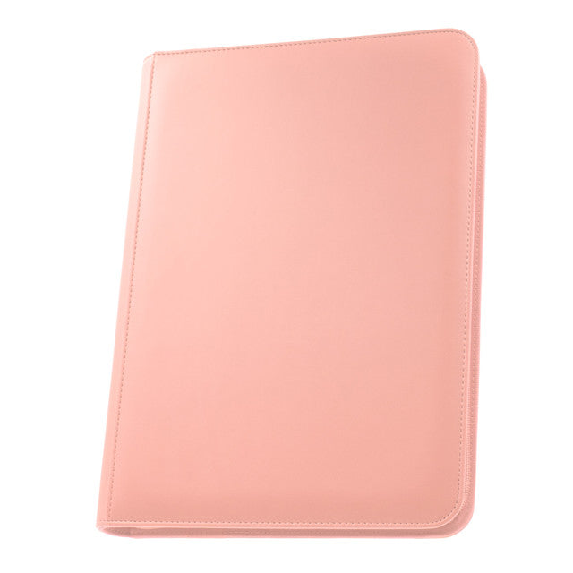 Palms Off: STEALTH 9 Pocket Zip Binder - Pink