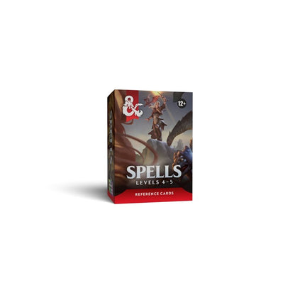 Dungeons & Dragons: Spells - Levels 4–5 Reference Cards - Preorder