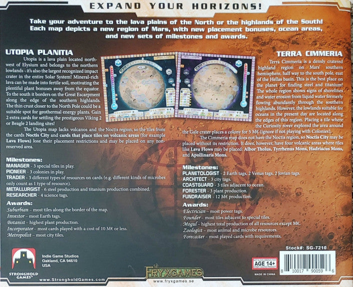 Terraforming Mars: Utopia & Cimmeria