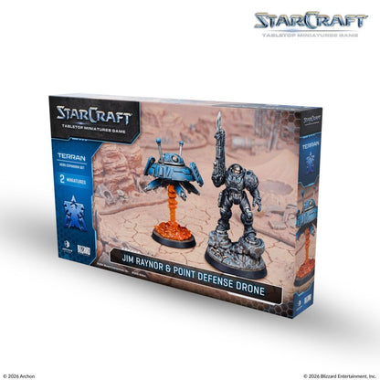 Starcraft Miniatures Game: Terran - Jim Raynor (Raynor's Raiders) Hero Expansion Set