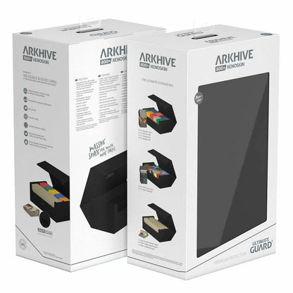 Ultimate Guard: Arkhive Flip Case 800+ XenoSkin Monocolour Black Deck Box