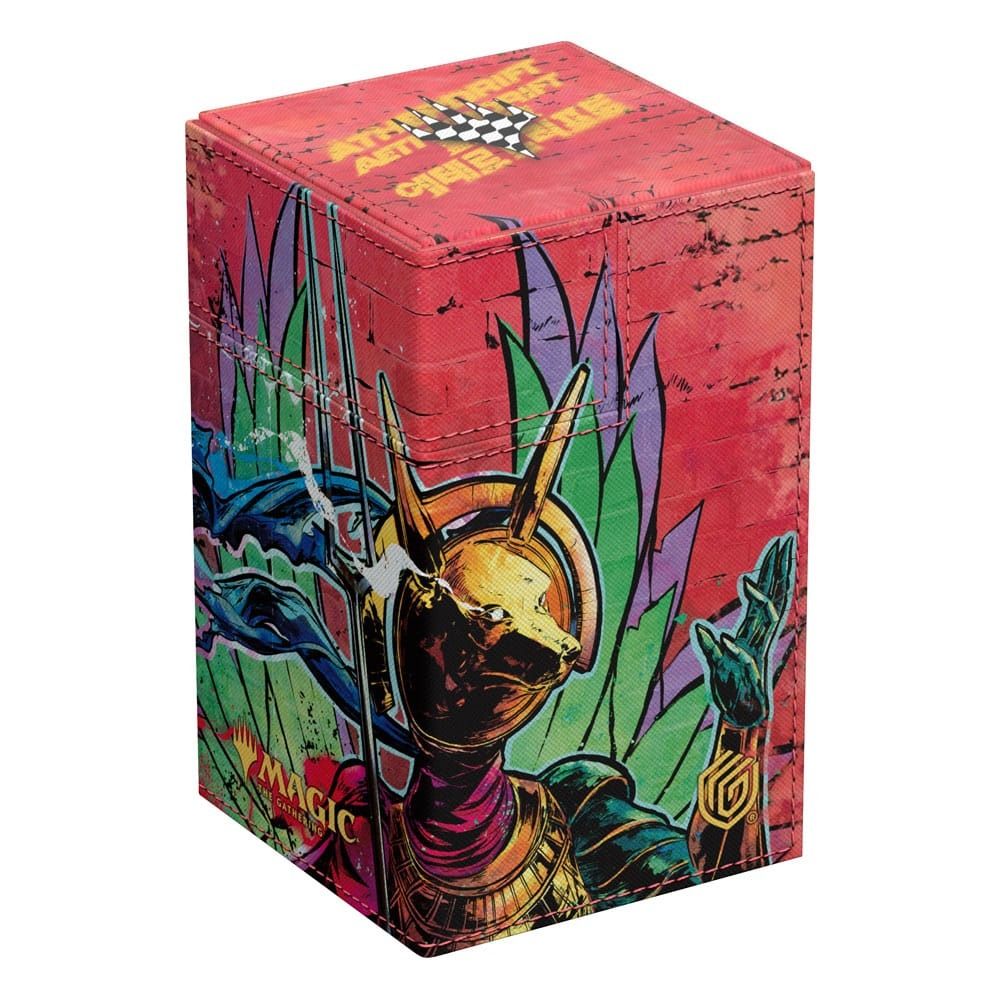 Ultimate Guard: XenoSkin Flip´n´Tray Deck Case 100+ – MTG: Aetherdrift – Hazoret