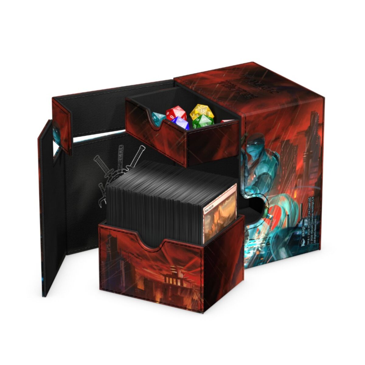 Ultimate Guard: Deck Box - XenoSkin Flip'n'Tray 133+ - MTG: TMNT