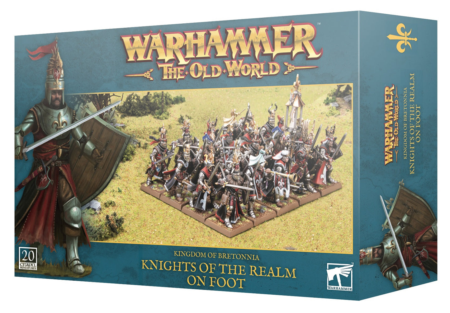 Old World: Kingdom of Bretonnia Knights of the Realm on Foot