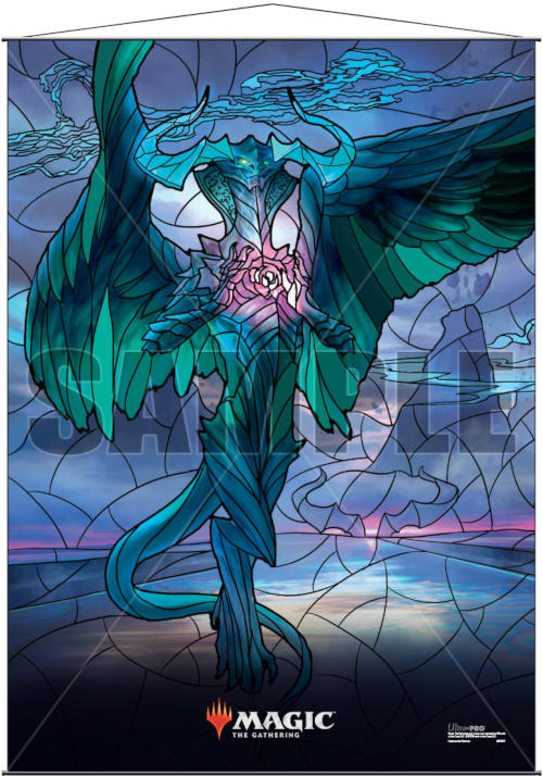 MTG: Wall Scroll Ugin Stained Glass