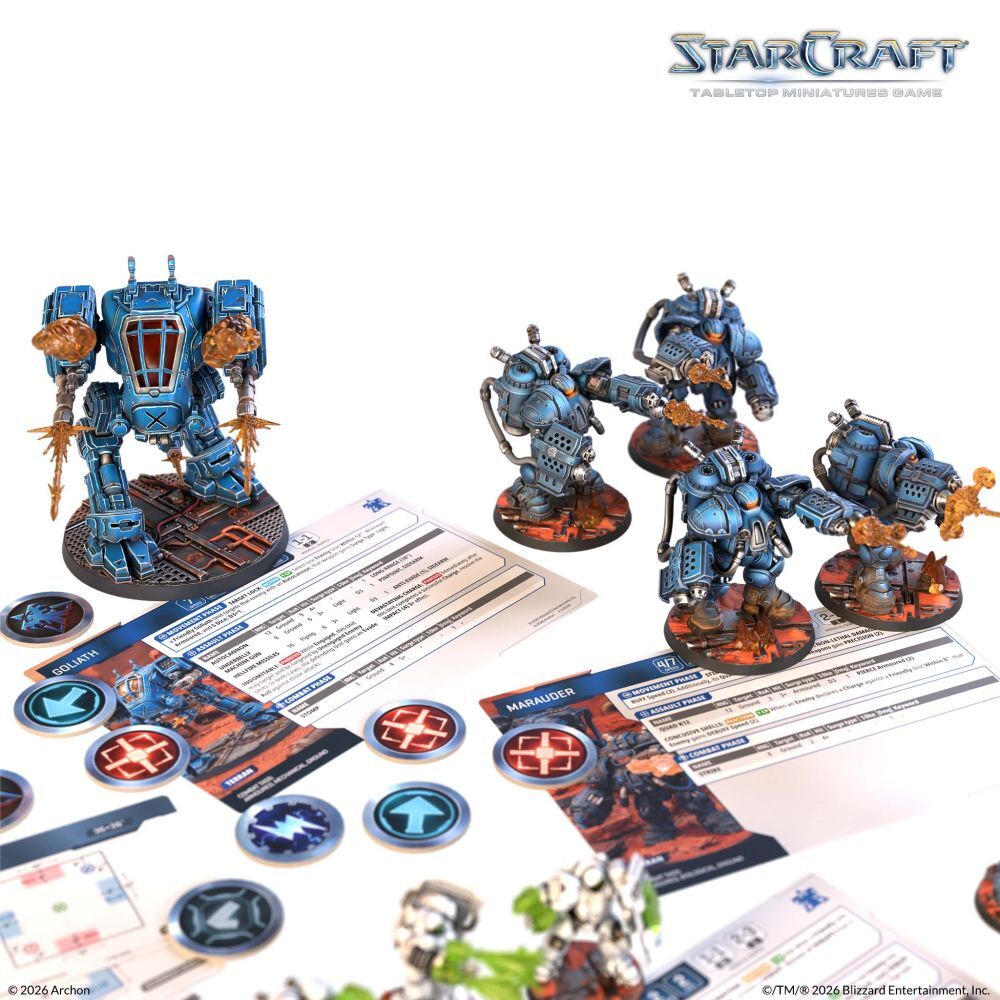Starcraft Miniatures Game: Terran Starter Set