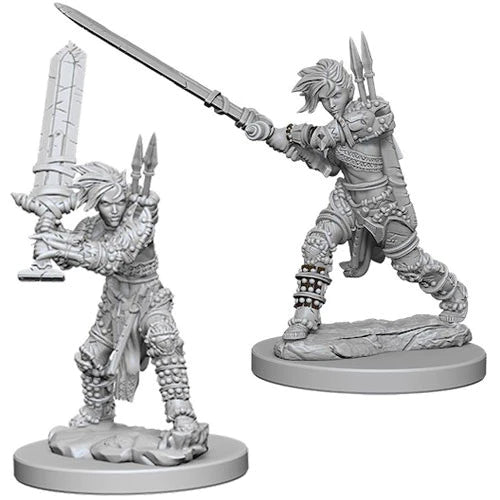 Pathfinder Deep Cuts: Female Human Barbarian