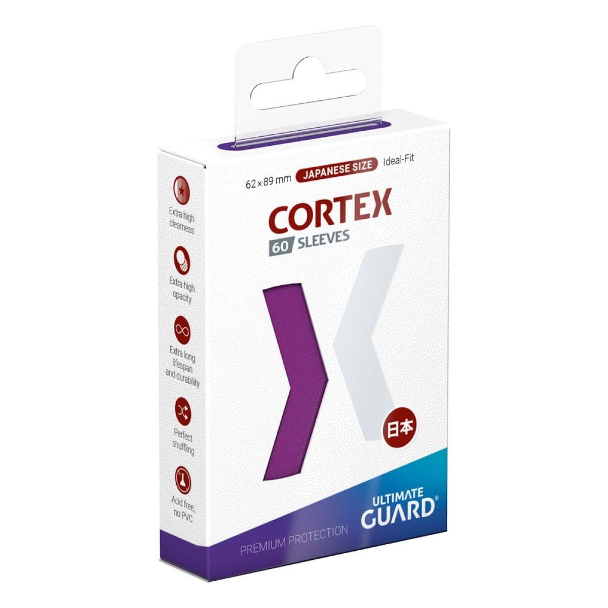 Ultimate Guard: Cortex Sleeves Japanese Size (60) - Purple