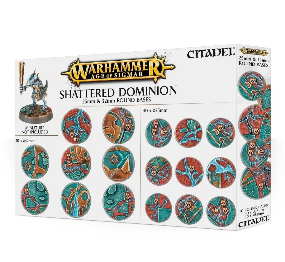 Age of Sigmar: Shattered Dominion: 25 & 32mm Round Bases