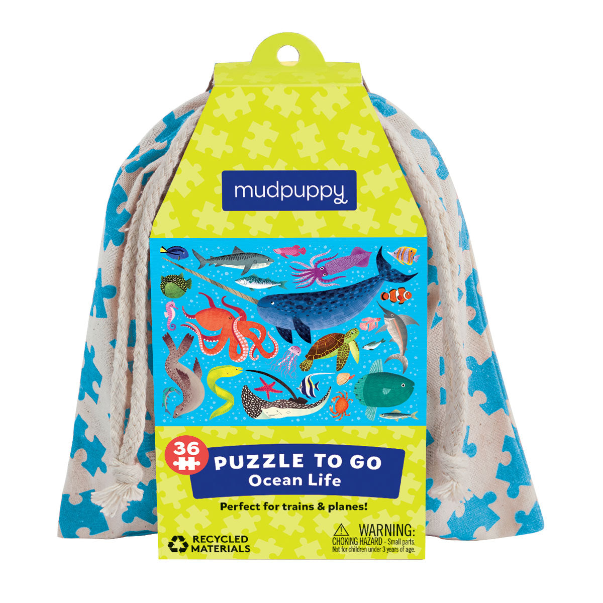 Mudpuppy Jigsaw To Go: 36 pc Ocean Life