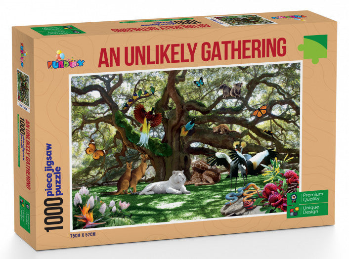 Funbox Jigsaw: An Unlikely Gathering 1000pc