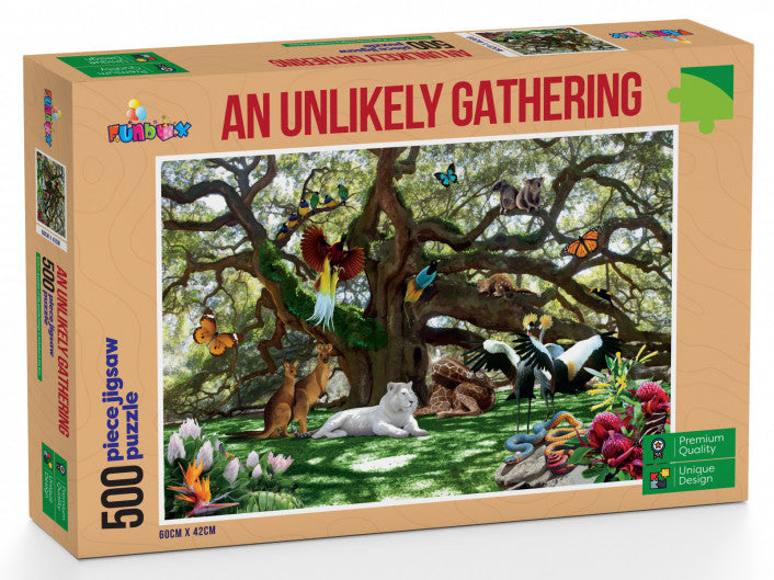 Funbox Jigsaw: An Unlikely Gathering Puzzle 500pc