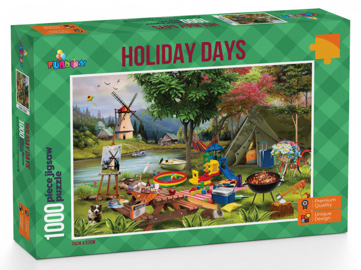 Funbox Jigsaw: Holiday Days Camping 1000pc