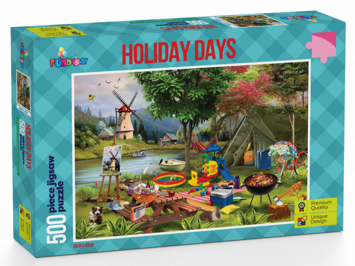 Funbox Jigsaw: Holiday Days Camping 500pc