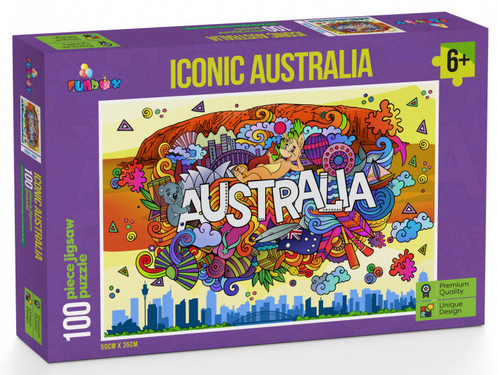 Funbox Jigsaw: Iconic Australia Puzzle 100pc