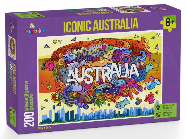 Funbox Jigsaw: Iconic Australia Puzzle 200pc