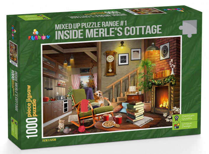 Funbox Jigsaw: Inside Merle's Cottage 1000pc