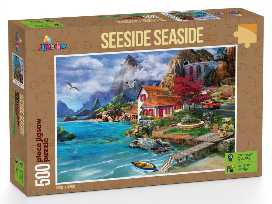 Funbox Jigsaw: Seeside Seaside Puzzle 500pc