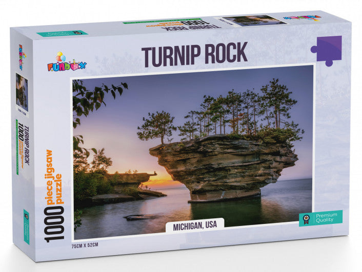 Funbox Jigsaw: Turnip Rock Michigan USA 1000pc