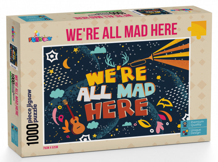 Funbox Jigsaw: Were All Mad Here 1000pc
