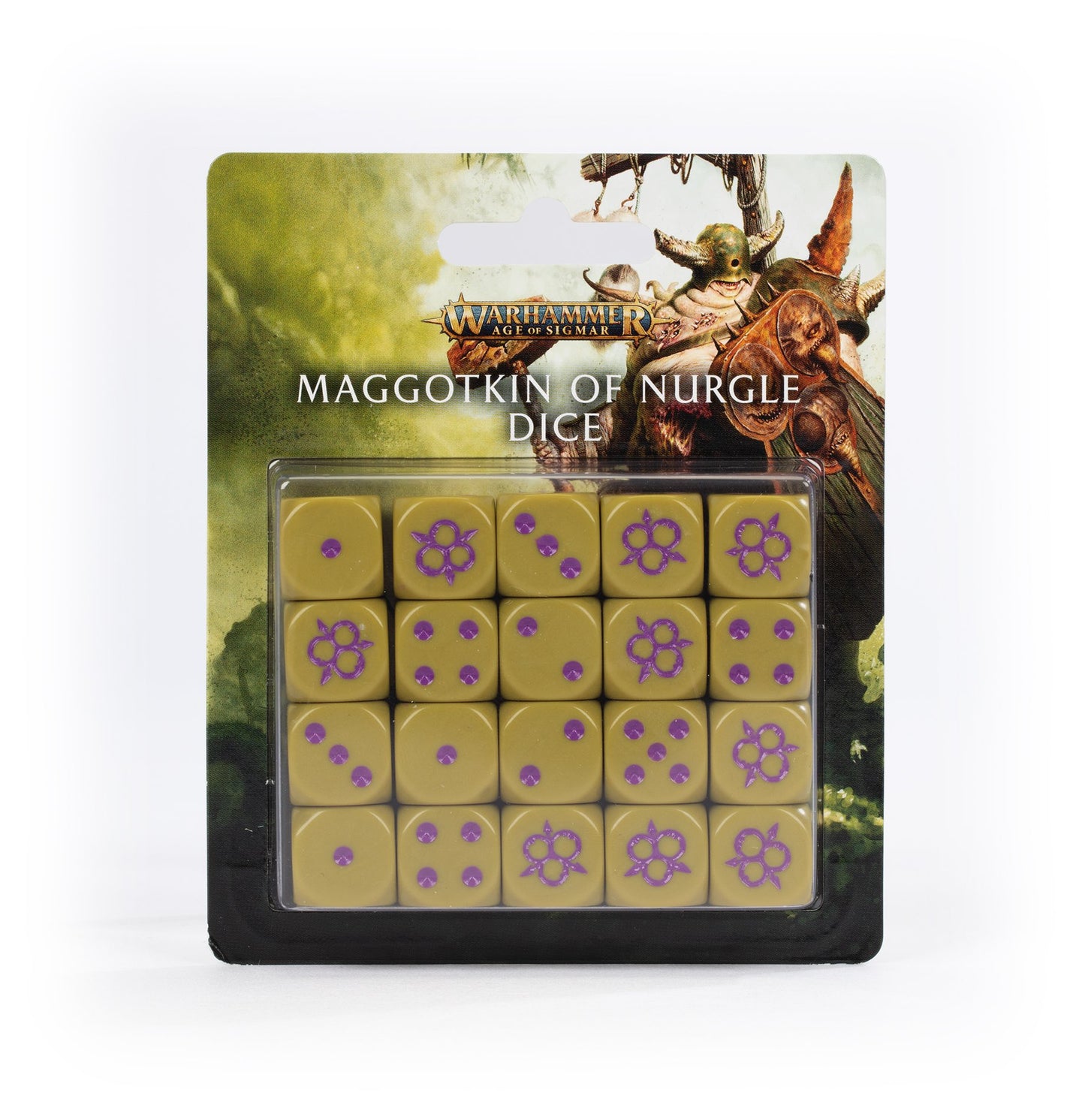 Age of Sigmar: Maggotkin of Nurgle Dice Set
